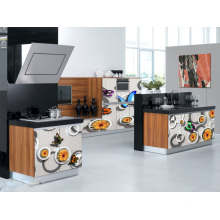 Cabinet de cuisine en style chinois de style 3D (ventes chaudes)